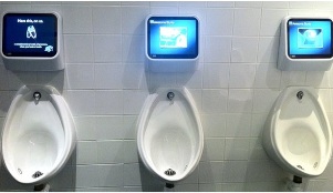 Latest Advancement: Video Game Urinals with Wii U Technology
