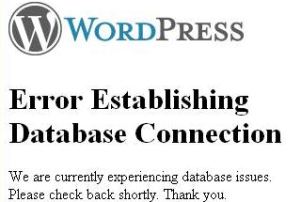 Create a Custom Database Error Page to Avoid Database Problems